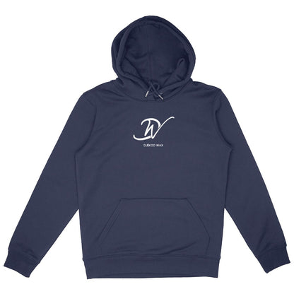 Sweat à capuche unisexe Premium Plus marine avec logo Djêkoo Wax