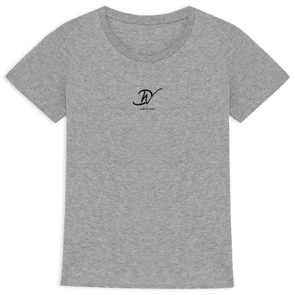 Vue produit T-shirt Gris Femme - Coton Bio - Djêkoo Wax