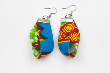 Boucles d'oreilles Wax Djêkoo Wax
