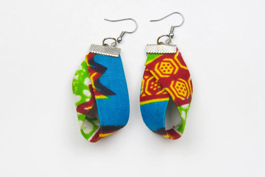 Boucles d'oreilles Wax Djêkoo Wax