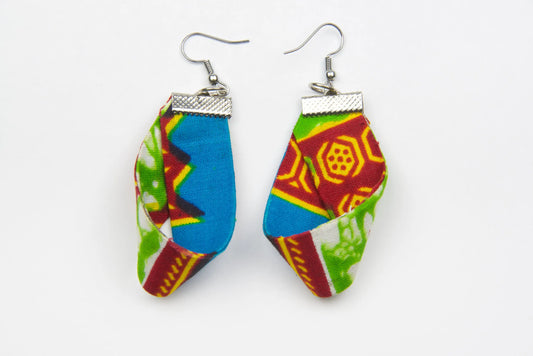 Boucles d'oreilles Wax Djêkoo Wax
